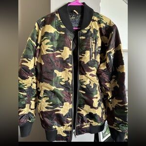 Camo Bomber Jacket